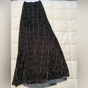 Small Sample BlackMilk Deathly Hollows Sheer Maxi Skirt